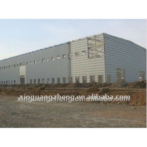 prefab steel structure warehouse / sandwich panel wall cladding steel structure workshop / steel structure building #1 image