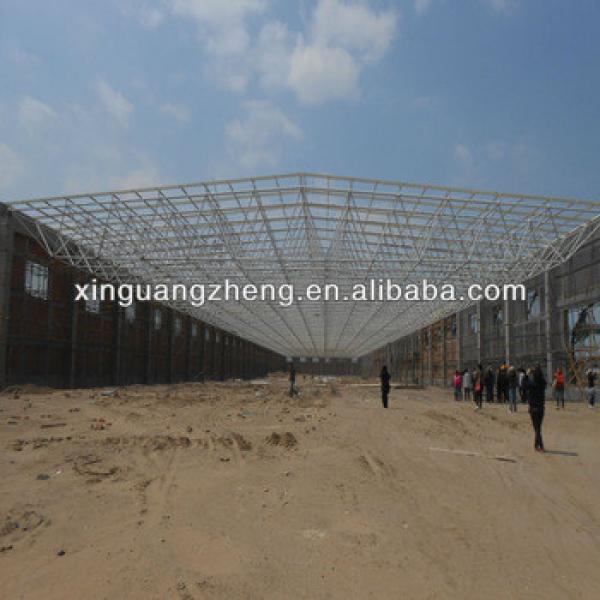 light and high span steel structure gird building warehouse workshop shed #1 image