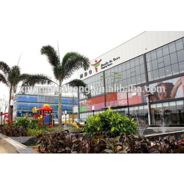 prefabricated steel structure shopping center #1 image