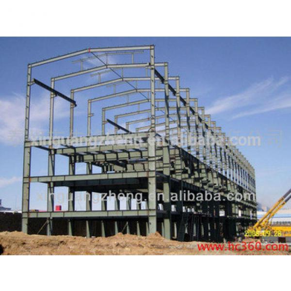china multi-storey pre engineering steel structure warehouse #1 image