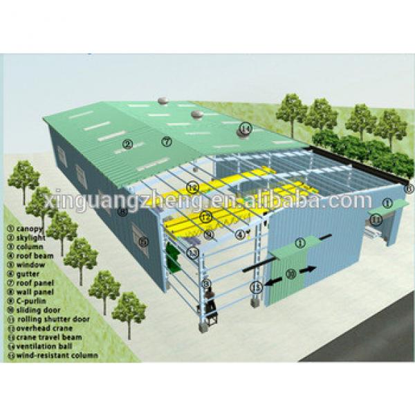 china economic pre engineering steel structure building #1 image