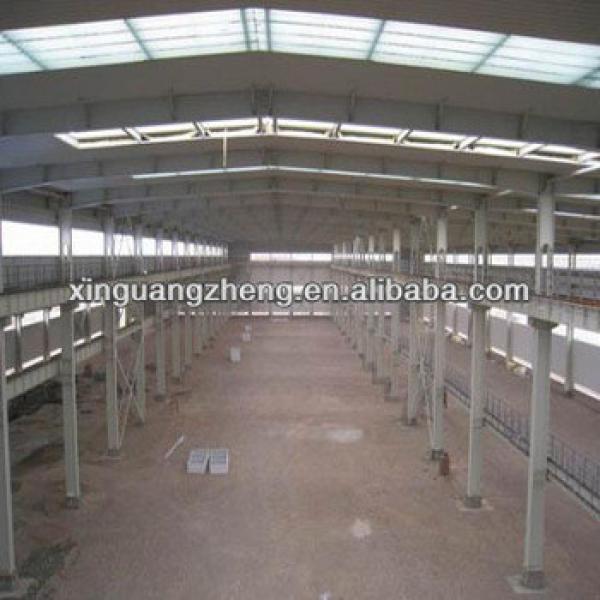 light Prefabricated steel structure warehouse for poutry living shed project building #1 image