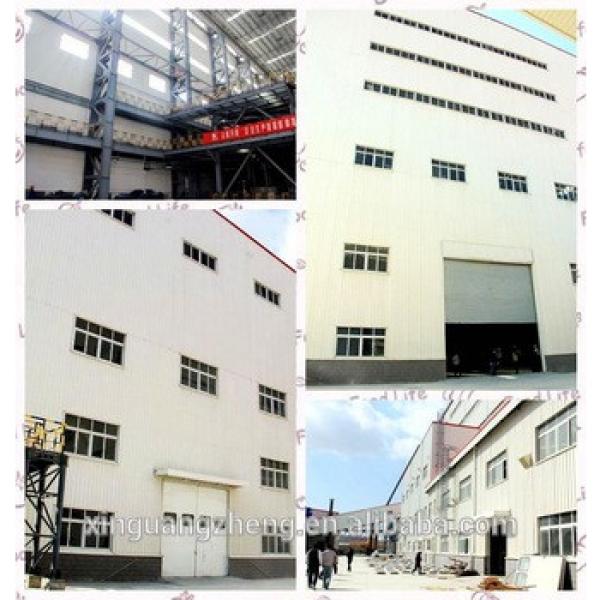Pre-engineering industrial double slope galvanized steel structural frame warehouse building #1 image