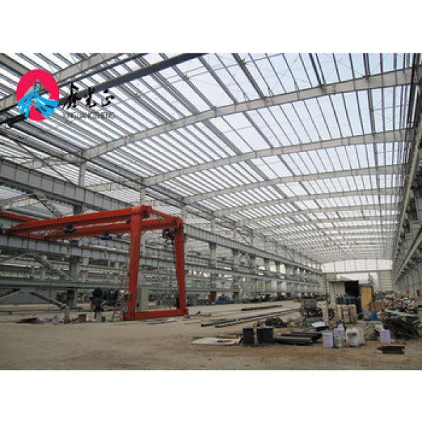 Portable pre-made steel frame factory building picture warehouse manufacturer China #1 image