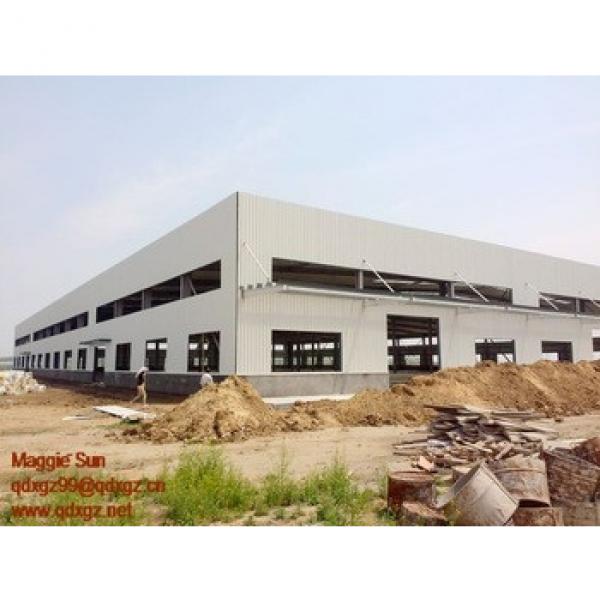 Steel fabrication plant warehouse since 1996 steel structure fire eps sandwich panel warehouse earthquake building construction #1 image