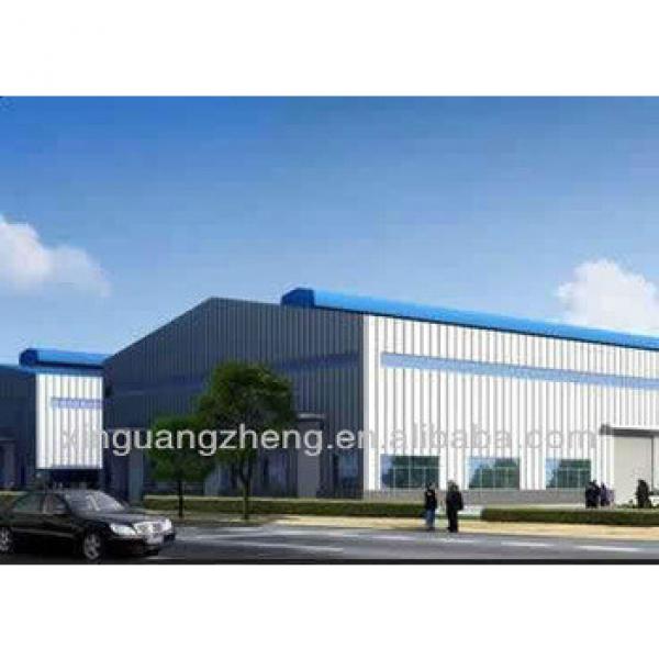Qingdao warehouse steel construction with crane #1 image