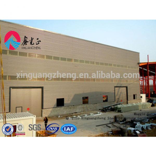 light portal framed steel structure warehouse made in China #1 image