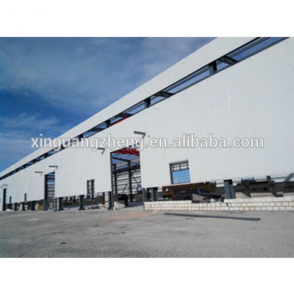 China large span steel portal space frame structure fabrication warehouse #1 image