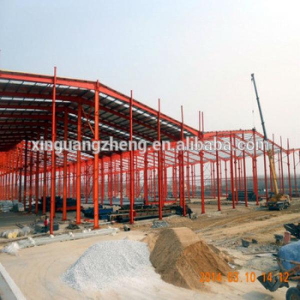 qingdao pre engineered steel structure light steel truss frame warehouse #1 image