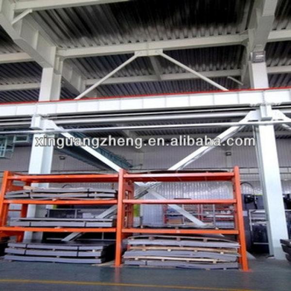 High-rise steel structure construction warehouse glass &amp; steel prefab building #1 image