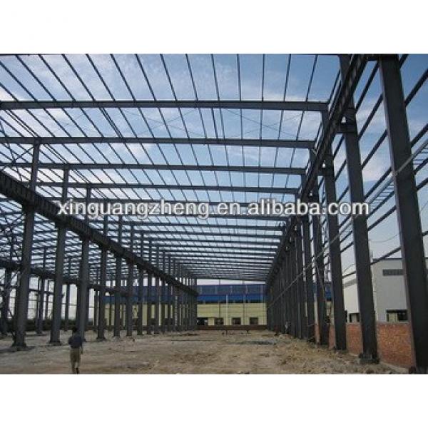 light modern prefab portal frame steel structure warehouse constrution factory #1 image