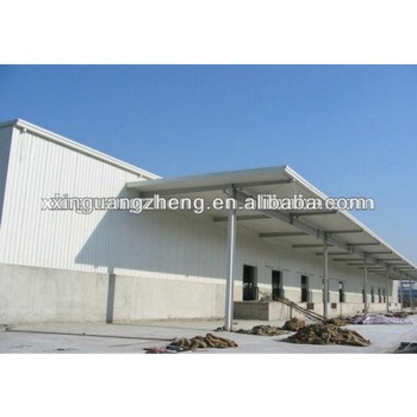 large span prefab lightweight steel frame structure logistics warehouse #1 image