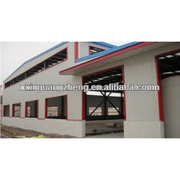 large span prefab lightweight steel frame structure warehouse building #1 image