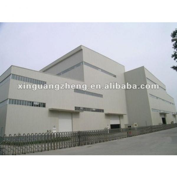 light steel structure two storey warehouse building plans construction costs #1 image