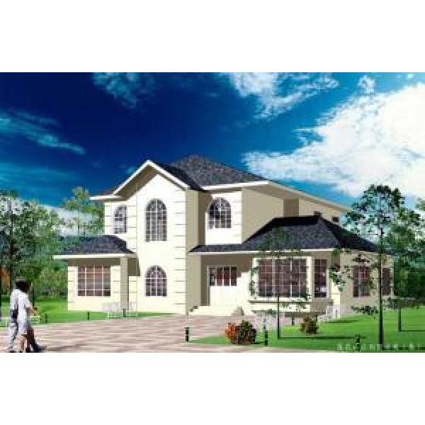 White Light Gauge Steel Prefab Villa / Architectural Prefab Homes America Standard #1 image