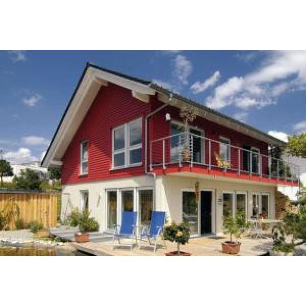 100 / 50mm ALC Panel Prefab Steel Villa / Prefab Metal Buildings For Family House #1 image