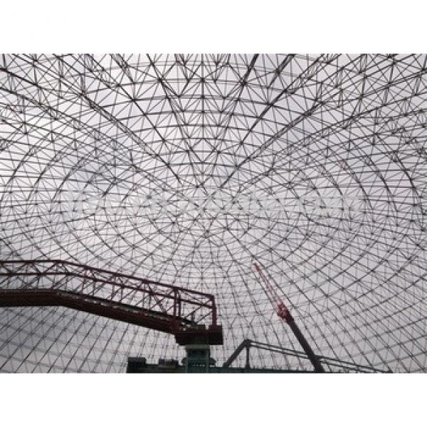 Structural Space Framework Curved Steel Roof Trusses for Cement Plant #1 image