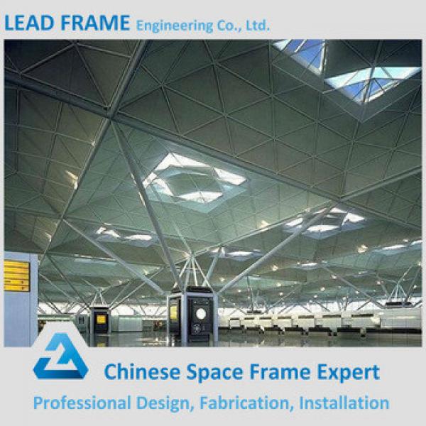 Prefabricated Railway Station Steel Structure With Space Frame Roof #1 image