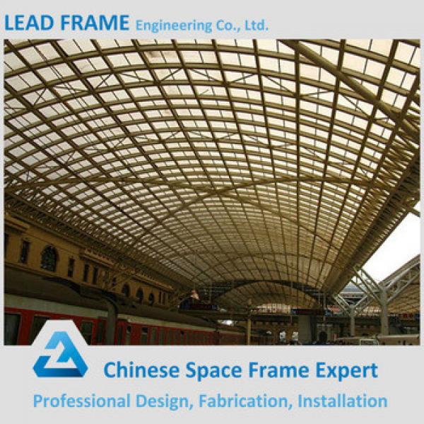 Light Weight steel structure space frame for train station #1 image