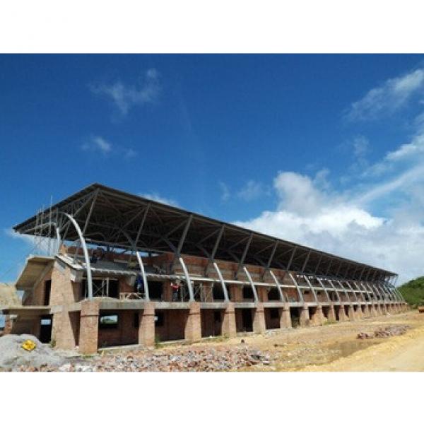 outdoor stadium bleachers steel roof trusses for sale #1 image