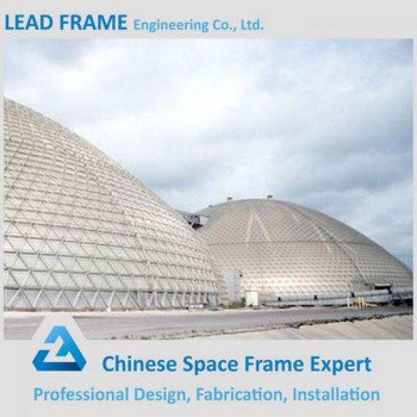 Customized space frame dome coal storage building #1 image