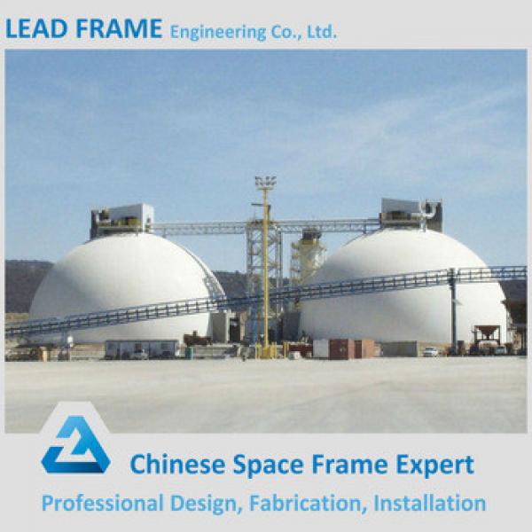 Light weight long span steel structrue space frame for coal power plant building #1 image