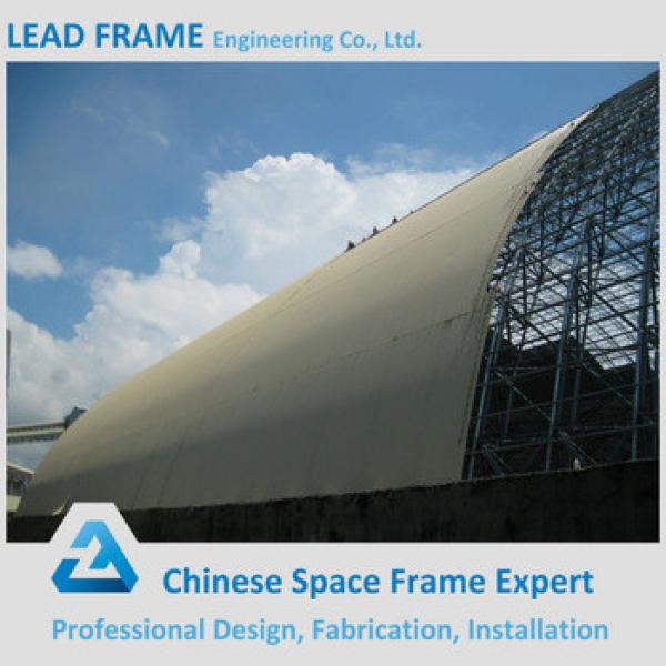Customized structural steel prefabricated space frame building for coal shed #1 image