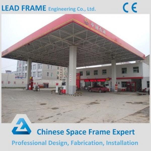 Economic Cost Gas Station Canopy Space Frame Systems #1 image