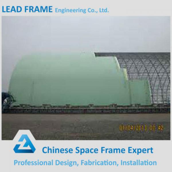High quality prefabricated barrel coal storage steel structure shed design #1 image