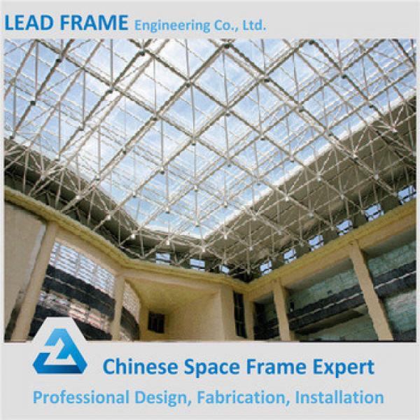 LOW-E Glass Steel Structure Space Frame Roof Framing #1 image