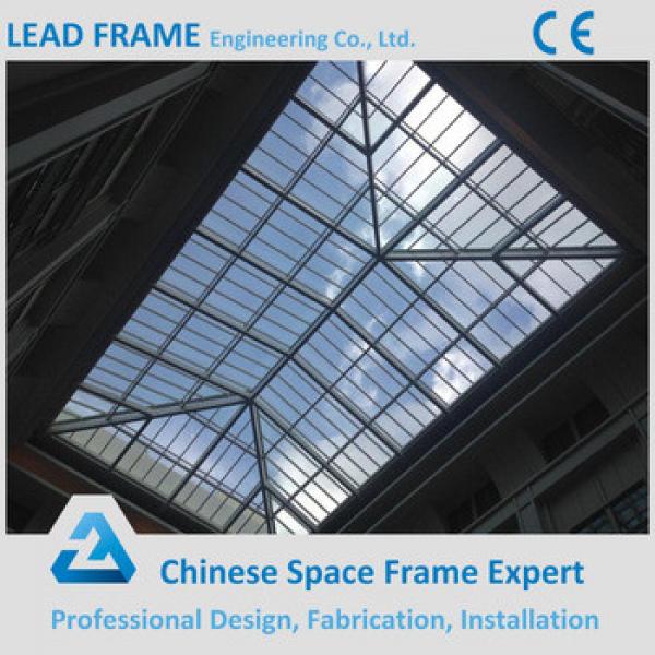 Buy Hot Sale Light Steel Frame Glass Atrium Roof With