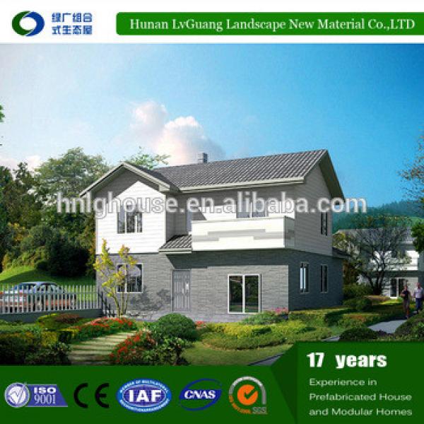 Hungary CE color steel sandwich panel easy installation low cost prefab house #1 image