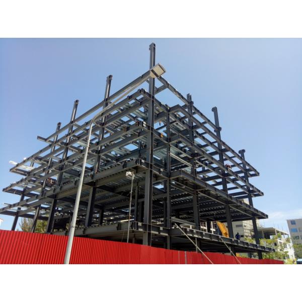 Low cost Frame structural prefab steel shopping mall #1 image