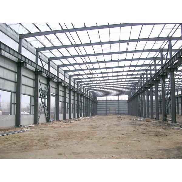 Portable Steel support structure warehouse prefab house #1 image