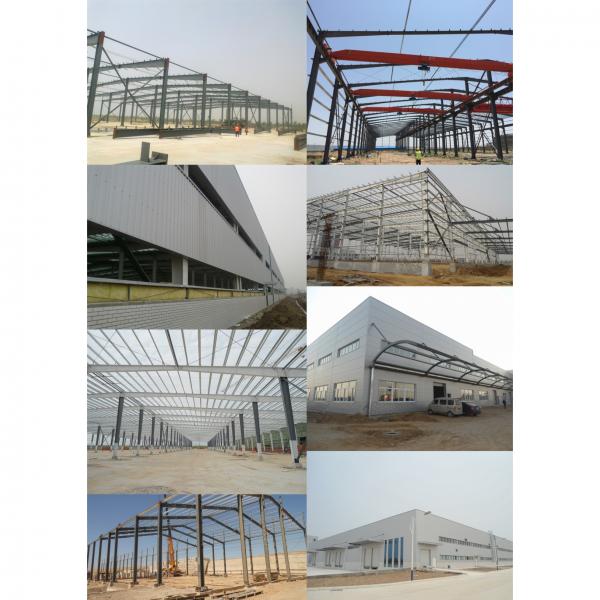 Design light steel structure factory shed for steel workshop #5 image